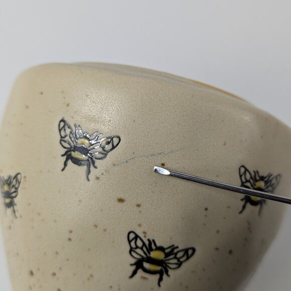 Spectrum Designz Barney Bee Repeat Sugar Bowl Creamer Set New Tags NWT Bumblebee - Picture 9 of 16